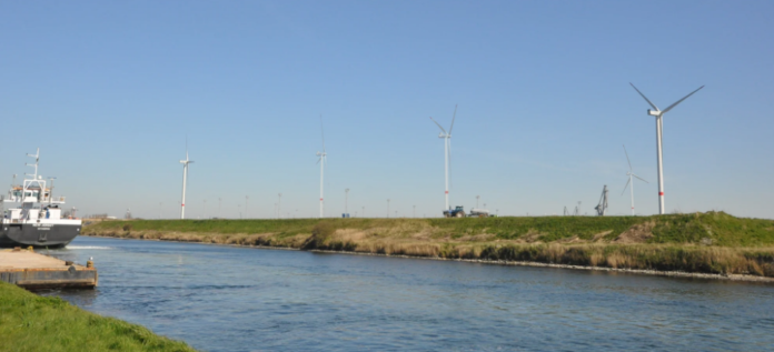 Preparatory groundworks have commenced this month for the construction of eight new wind turbines in the port of Zeebrugge.